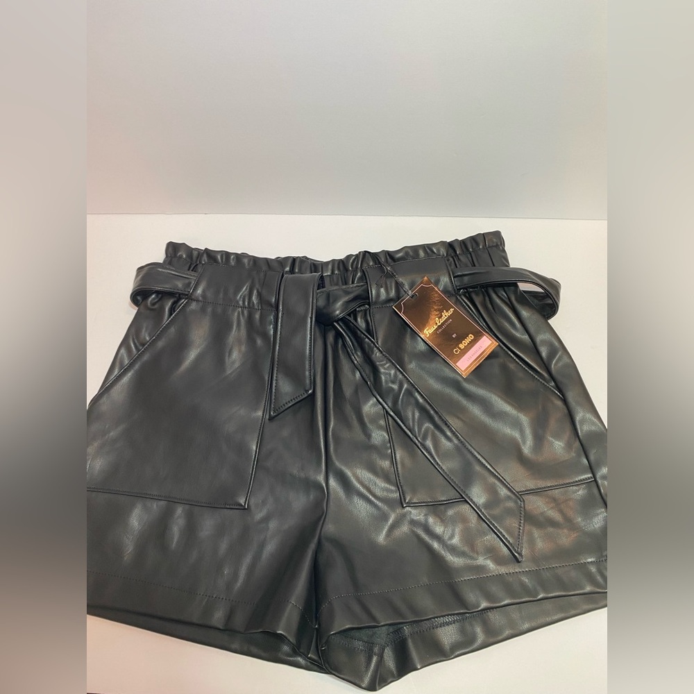 Pleather Shorts New with tags